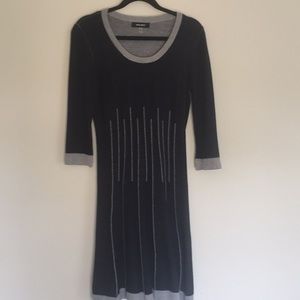 Nine West Charcoal Knit Dress